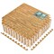Sorbus 96 Sq. Ft. Wood Grain Floor Tiles, 24 Interlocking EVA Foam Mats, Thick Floor Mats w/ Borders for Home Gym, Playroom, and More